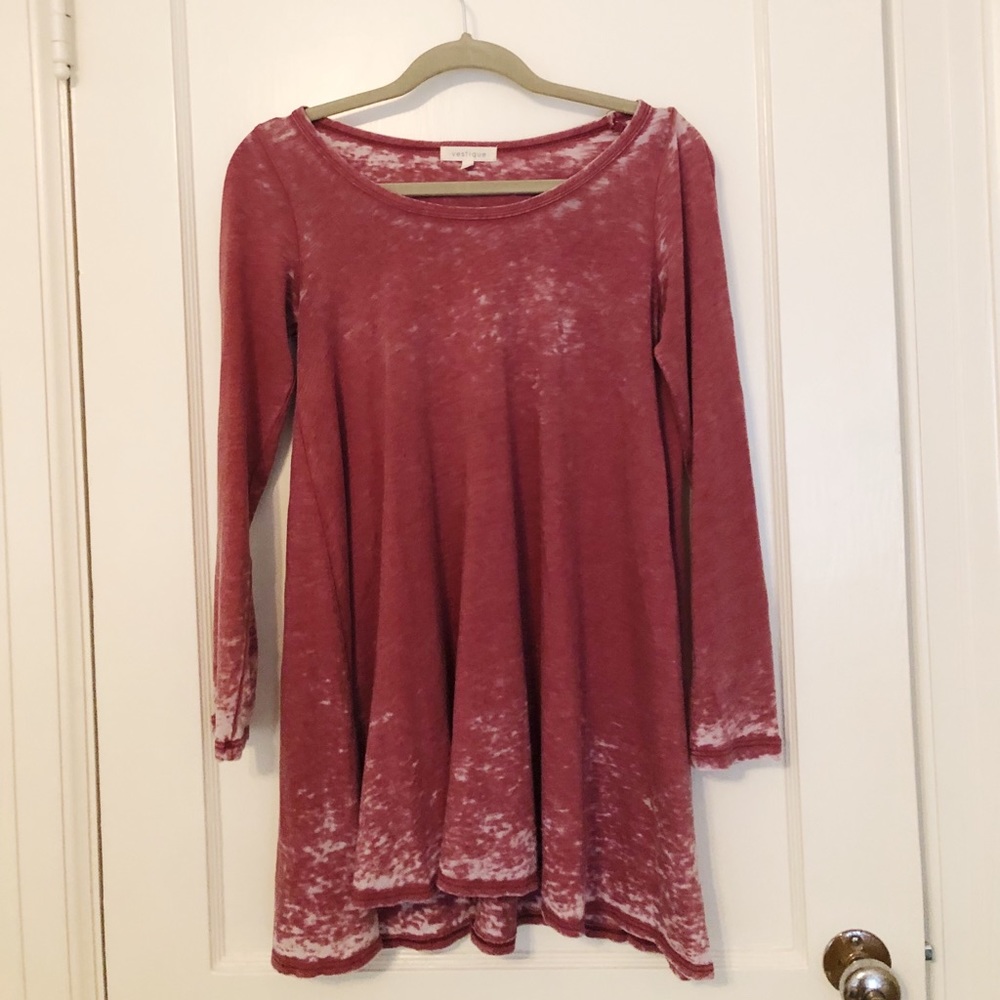 Vestique vintage-wash tunic